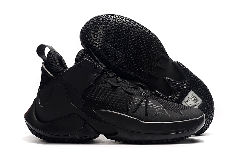 Jordan Why Not Zer0.2 Low All Black Shoes